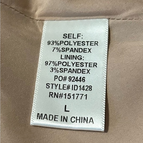 Le Lis Collection Mini Dress Ivory Tie Strap Medium L New - Picture 14 of 14